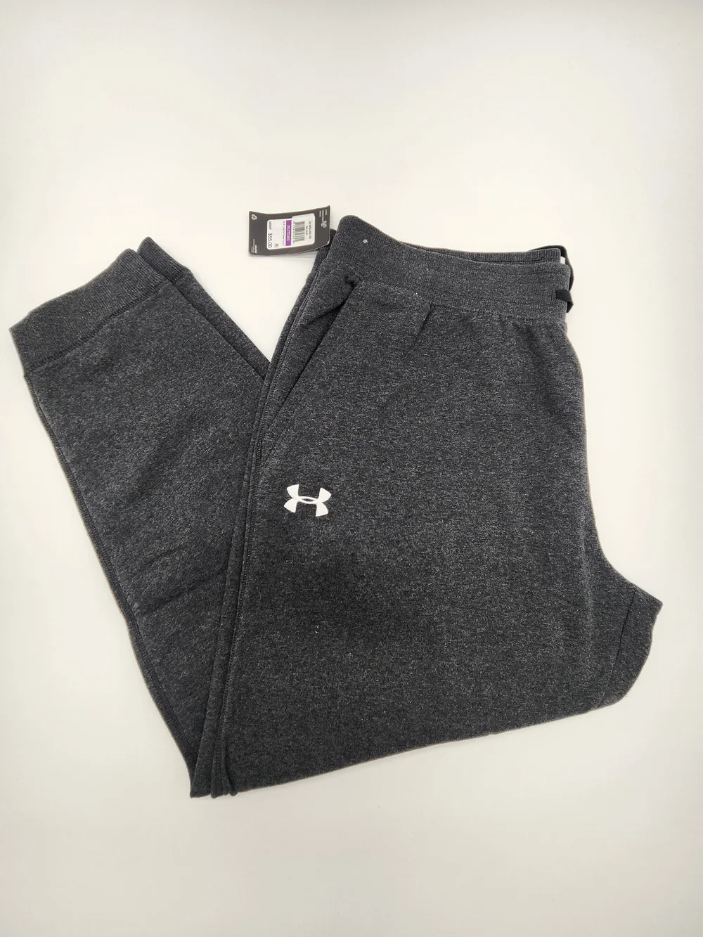 Under Armour Rival Fleece Joggers Mens XXL Gray Sweatpants NWT